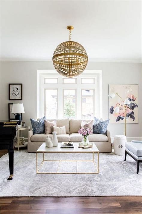 Cozy Harmony Interior Color Combinations Design Gold Living Room