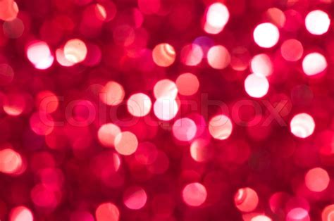 Holiday Shiny Blurry Lights In Red Colors Stock Photo Colourbox