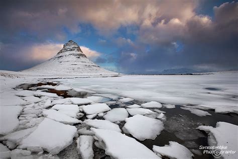 Kirkjufell Mountain At Snaefellsnes In Winter Landscapes Iceland