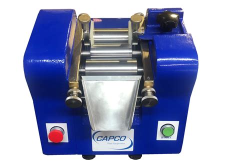 Triple Roll Mill 1 Stainless Steel Rolls Capco Test Equipment