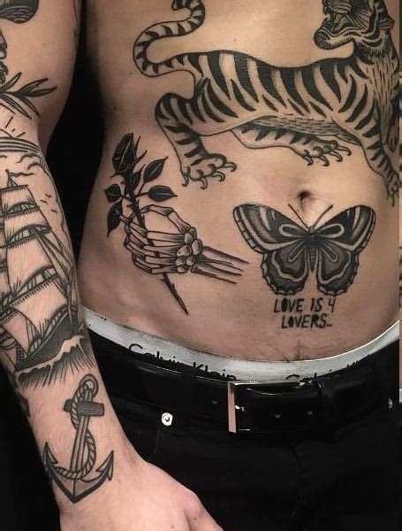 25 Stomach Tattoo Designs For Men And Women The Trend Spotter