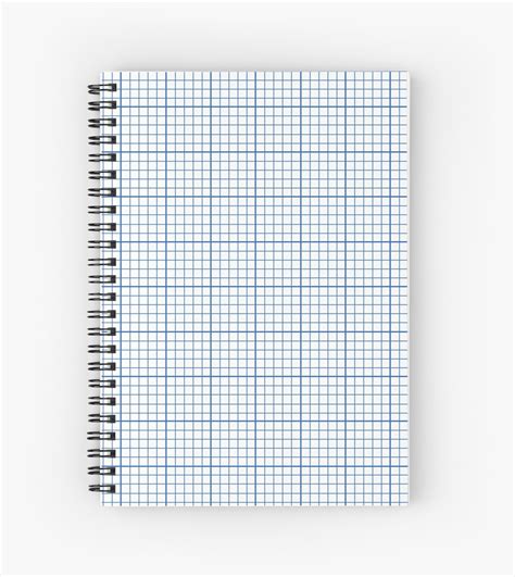 Graph Paper Spiral Notebook By Feraloidies Redbubble