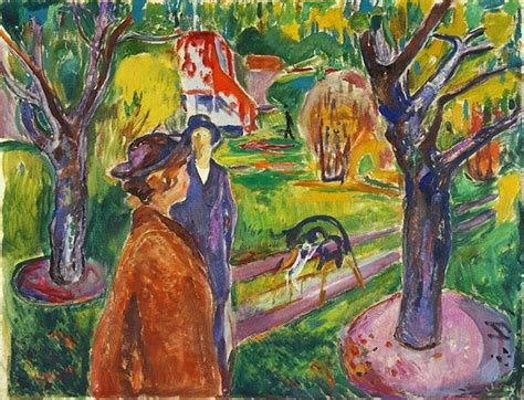Iart Edvard Munch 1863 1944 Two Women In The Garden
