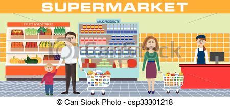 Βρες σούπερ μάρκετ σε νίκαια στον πληρέστερο κατάλογο επαγγελματιών, επιχειρήσεων, υπηρεσιών. Family in supermarket. Color illustration of a family ...