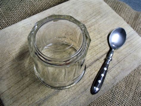 Set Of 4 Vintage French Jelly Jars