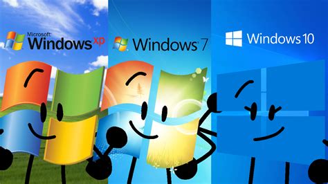 Windows Xp Windows 7 And Windows 10 By Ivancorvea On Deviantart