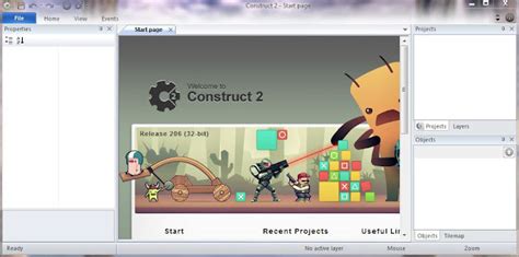 Pengenalan Aplikasi Construct 2 Game Maker Untuk Pemula Belajar