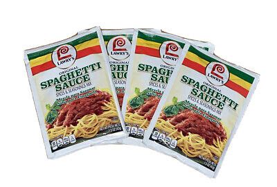 4 Lawry S Original Spaghetti Sauce Spices Seasonings Mix 1 5oz