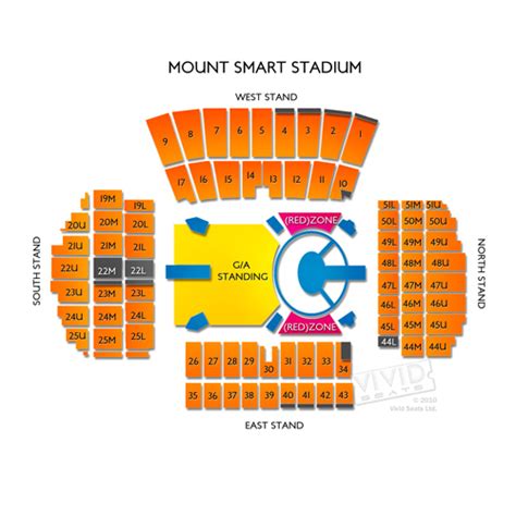 Mount Smart Stadium Seating Chart Vivid Seats