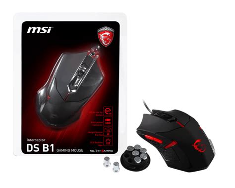 Mouse Gamer Msi Interceptor Ds B1 Gaming Dpi On The Fly Button Con