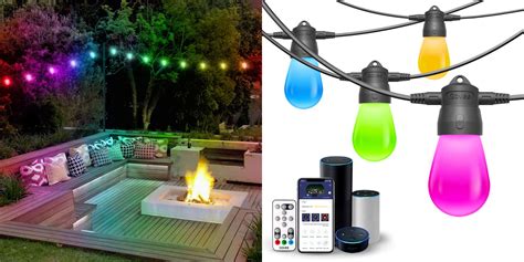 Save 40 On This Alexaassistant Rgb Led Outdoor String Light Kit Now