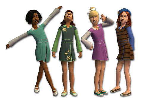 Mod The Sims Twisted Tween Dresses