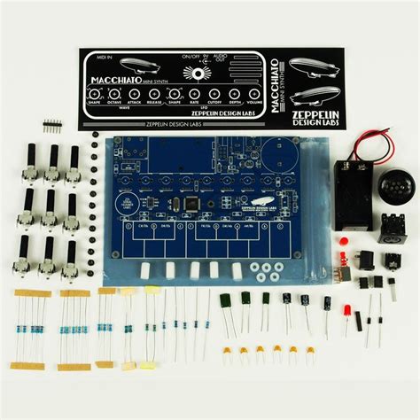 Macchiato Mini Synth Digital Synthesizer Diy Kit Zeppelin Design Labs
