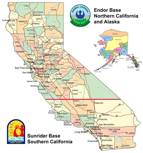 Central California Map With Cities Map