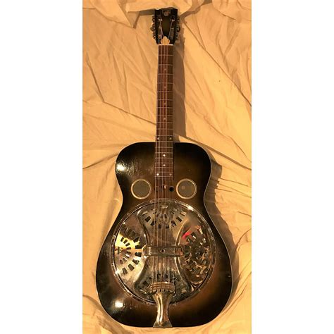 Vintage Dobro 1930s Model 37 Resonator Guitar Vintage Sunburst ...