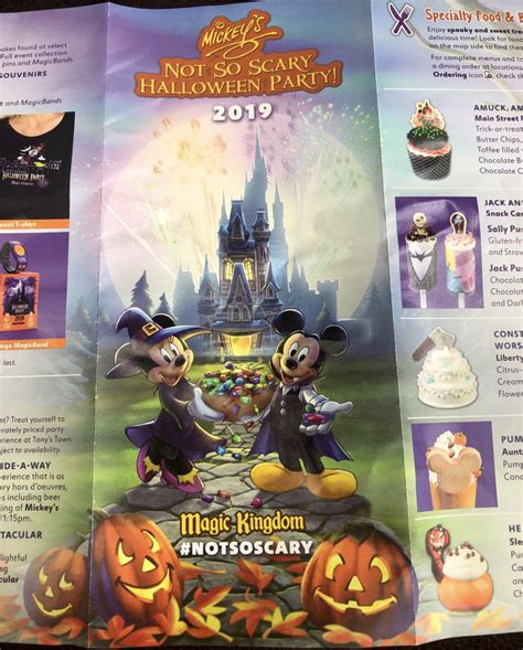 Photos Mickeys Not So Scary Halloween Party Map For 2019 Unveiled For