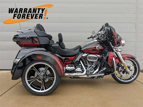 2022 harley davidson cvo™ tri glide dante s red fade for sale in missoula mt