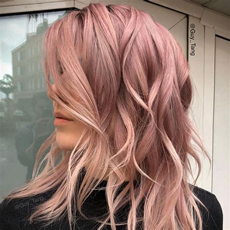 Rose Gold Hair Is 2018s Coolest Summer Beauty Trend Wedding Hair