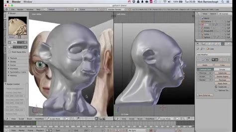 Blender - Sculpting a Head Tutorial - YouTube