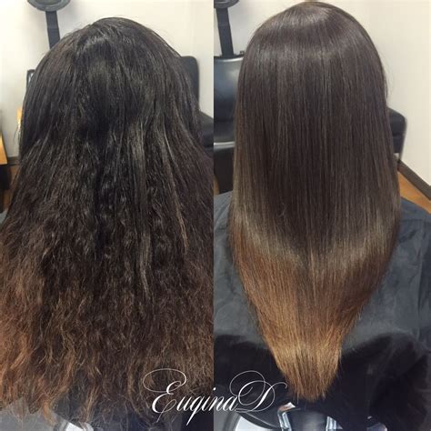 brazilian blowout on curly hair ombre by euqinad ombre curly hair curly hair styles brazilian