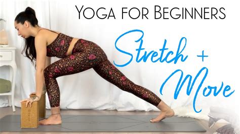 Yoga For Beginners Full Body Stretch And Strengthen Youtube