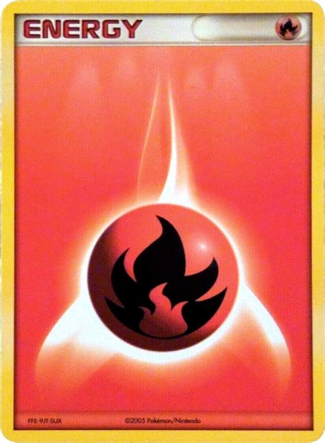 Fire Energy 2005 Unnumbered League And Championship Cards Pokemon