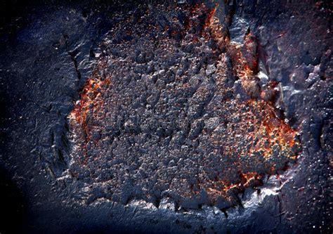 Burned Metallic Texture Stock Image Image Of Macro Corrosion 31107953