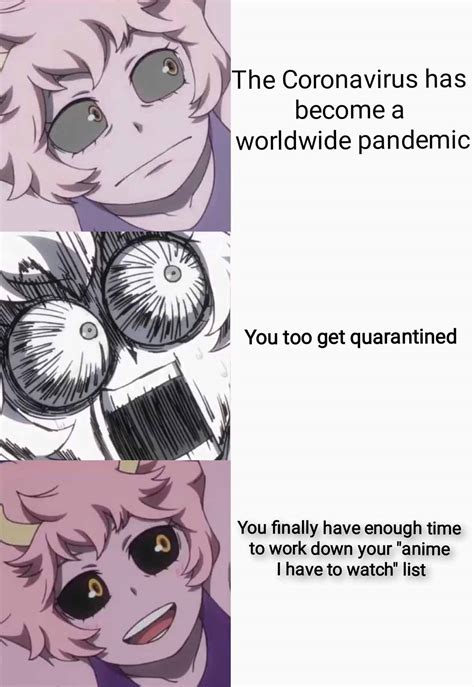 Quarantine In Anime Style All The Best Memes About Social Distancing