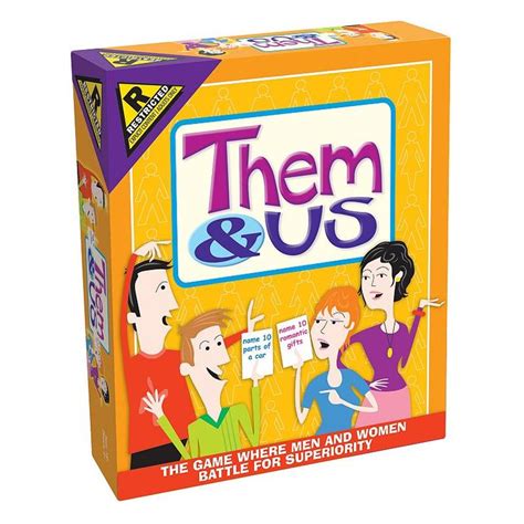 Them And Us Couples Party Game By Outset Media Couple Party Games Party Games Adult Party Games