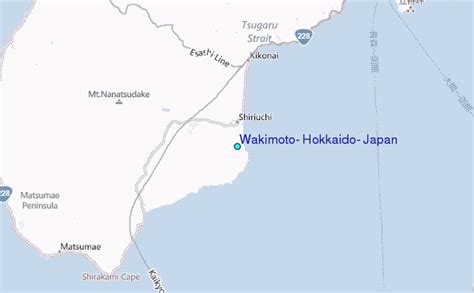 Wakimoto Hokkaido Japan Tide Station Location Guide