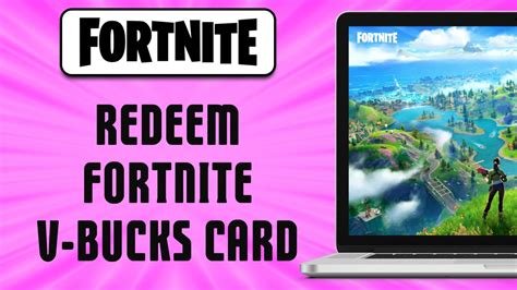 How To Redeem Fortnite V Bucks Card Easy YouTube