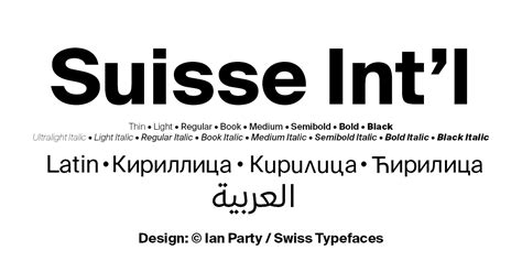 We're counting down the 100 greatest typefaces in existence. Suisse Int'l Cyrillic & Arabic by Swiss Typefaces | Local ...