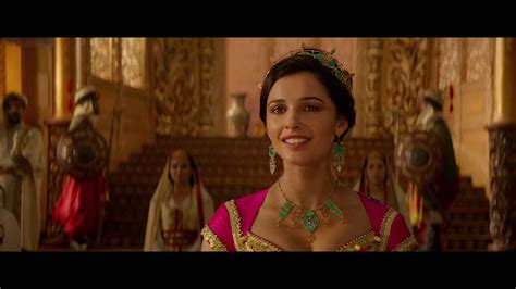 Aladdin 2019 Princess Jasmine Red Dress Scene Youtube