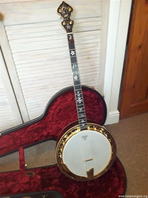 Ome Gold Primrose Megavox Plectrum Banjo Used Banjo For Sale At