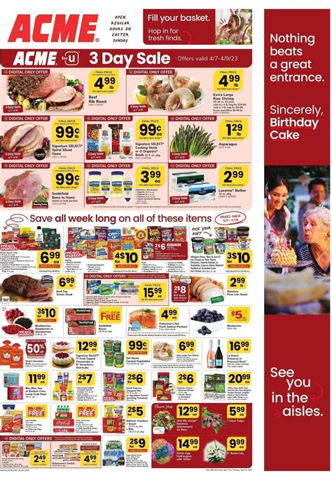 Acme Markets Weekly Ads And Special Buys From April 7