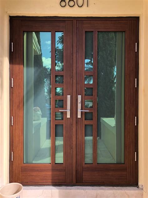 Impact | 96 double square top arch lite warwick wrought iron cherry, mahogany, alder door now only $7,892.00 regular price $9,865.00 wish list compare Impact Front Door | Impact doors, Door glass design, Front ...