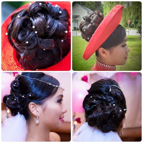 hairstyle with vietnamese traditional ao dai ao dai hairstyle ear cuff