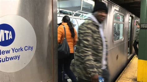 Mta New York City Subway R142a 4 At Barclays Center Youtube