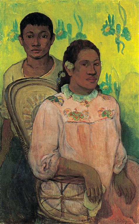 Paul Gauguin Jeune fille et garçon de Tahiti 1899 Henri Matisse