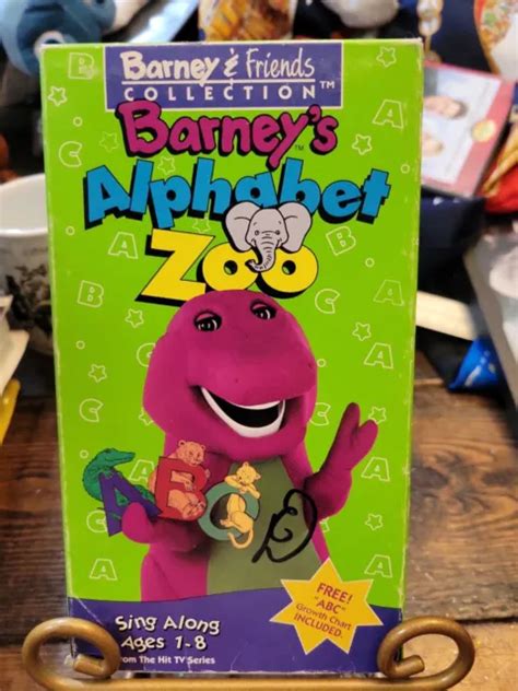 Barneys Alphabet Zoo Vhs Barney And Friends Collection Vintage 1994 Eur