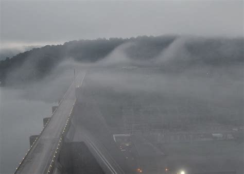 Cloudy Foggy Morning At Norris Dam Ga Tn 749 Dsc1220 F Oliver