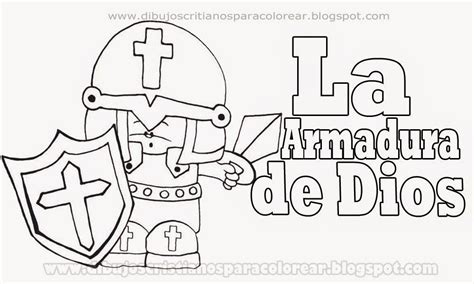 Dibujo De La Armadura De Dios Para Colorear Dibujos Cristianos
