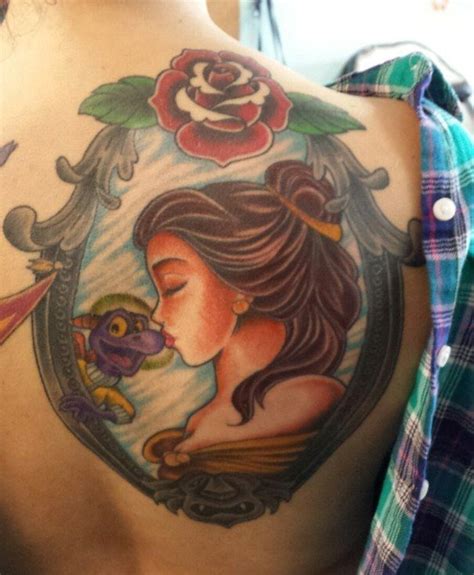 Belle And Figment 41 Disney Tattoos Thatll Make You Want To Get