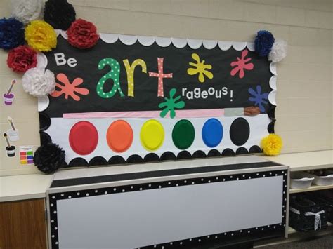 Art Bulletin Board Art Bulletin Boards Preschool Craft Activities