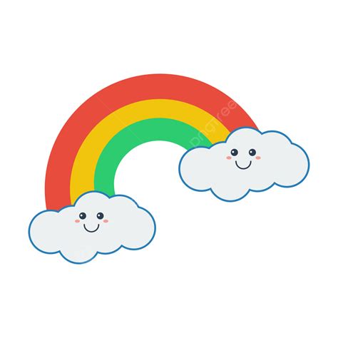 Cute Rainbow Cute Rainbow Vector Rainbow Cute Png And Vector With