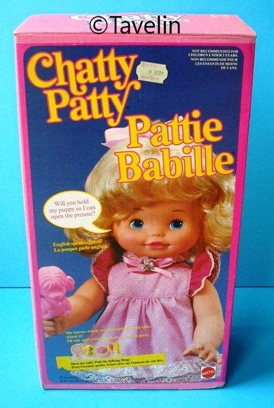 Chatty Patty Nrfb Mattel 1983 Mattel Dolls Vintage Toys Mattel