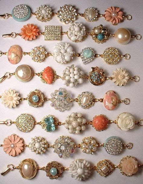 Vintage Costume Jewelry Upcycled And Repurposed Jewelry Crafts