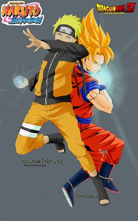 Naruto X Son Goku By Akiraraven Fanart Central