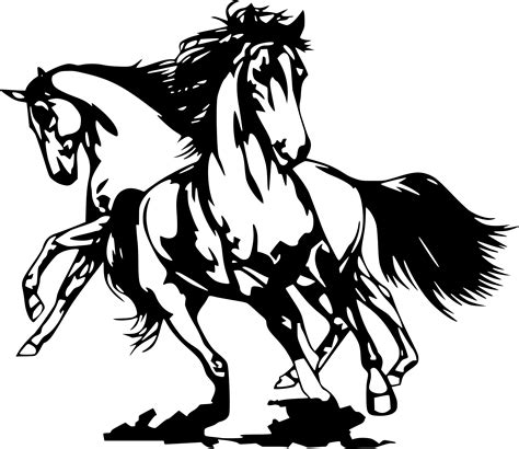 49 Free Running Horse Outline Clipart You Should Have It