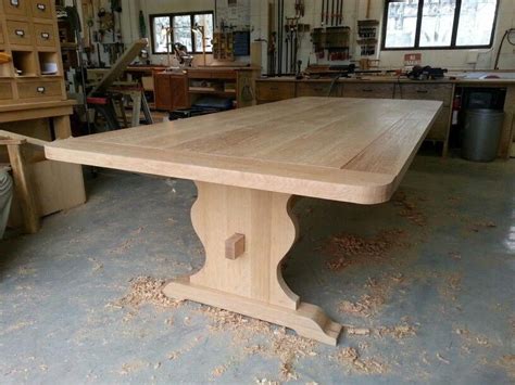 Quarter Sawn White Oak Table With Breadboard Ends Lange Customs